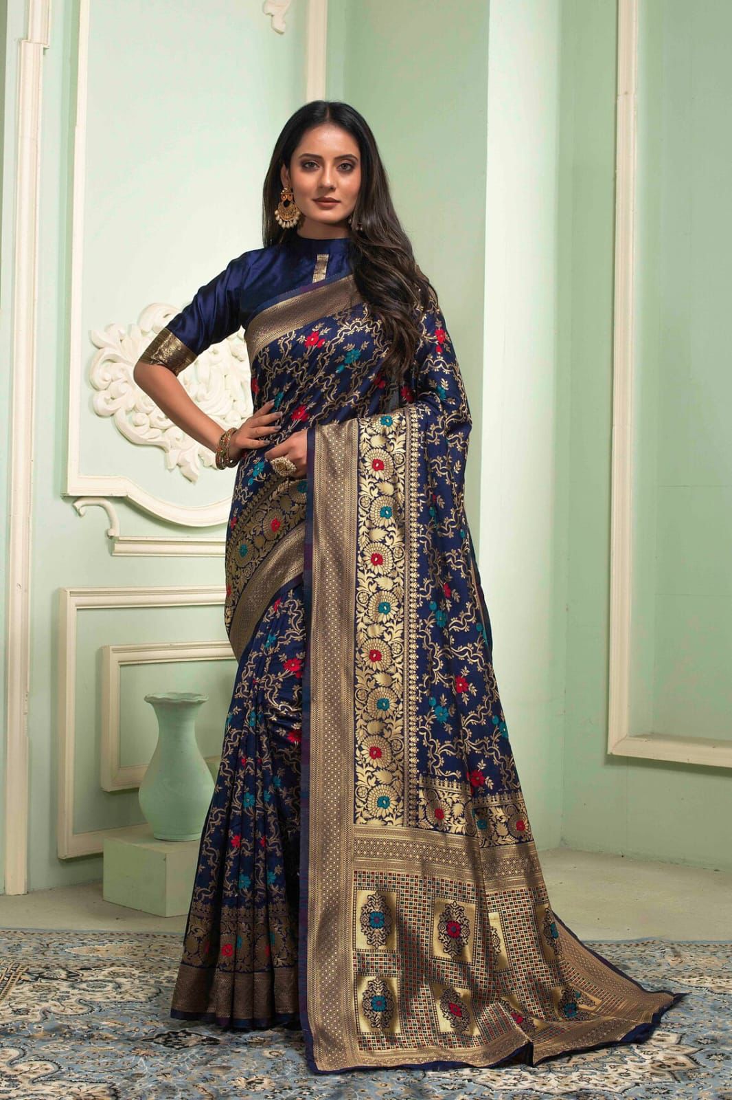 KT 64 Designer Fancy Banarasi Silk Sarees Catalog